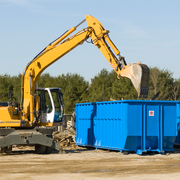 can i rent a residential dumpster for a construction project in August California